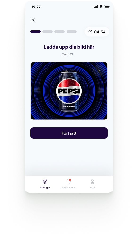 Fototävling huvudvy